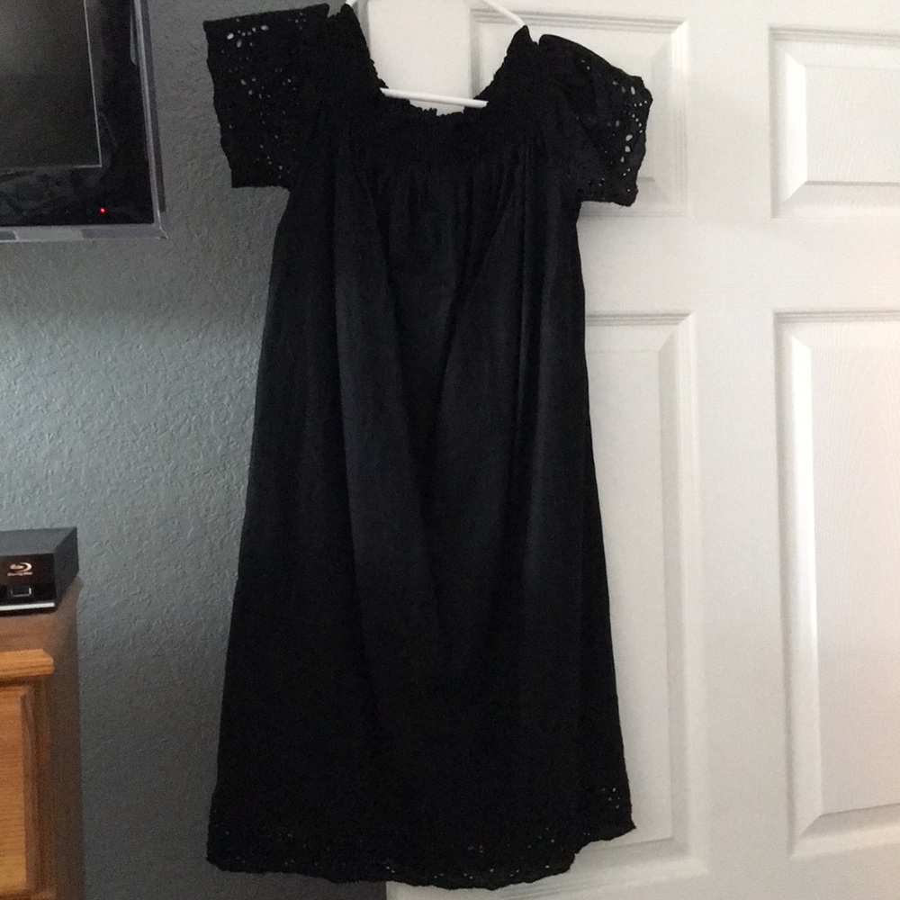 Old navy black off the shoulder dress